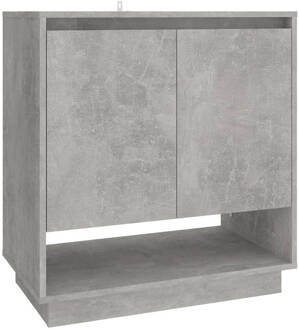 vidaXL Dressoir 70x41x75 cm spaanplaat betongrijs