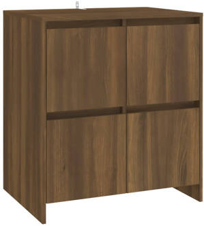 vidaXL Dressoir 70x41x75 cm spaanplaat bruineikenkleurig