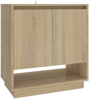 vidaXL Dressoir 70x41x75 cm spaanplaat sonoma eikenkleurig Bruin