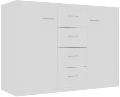 vidaXL Dressoir 88x30x65 cm bewerkt hout wit