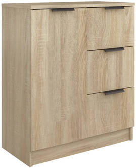 vidaXL Dressoir Sonoma eiken Bruin