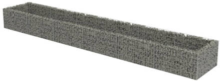 vidaXL Gabion plantenbak 540x90x50 cm gegalvaniseerd staal