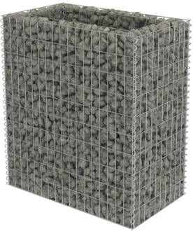 vidaXL Gabion plantenbak 90x50x100 cm gegalvaniseerd staal