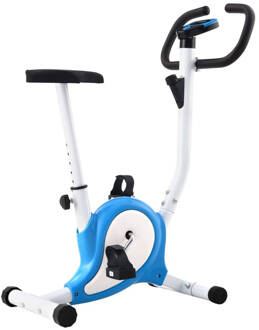 vidaXL Hometrainer met bandweerstand blauw