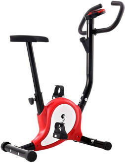 vidaXL Hometrainer met bandweerstand rood