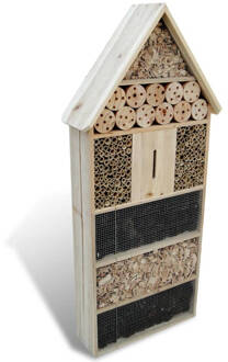 vidaXL Insectenhotel XXL 45,5x15x99 cm Bruin