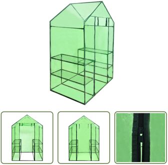 vidaXL Kas Serre - 120x80x190 cm - Stevig Staal - UV- en Vorstbestendig