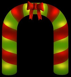 vidaXL Kerstboog opblaasbaar met LED's 270 cm