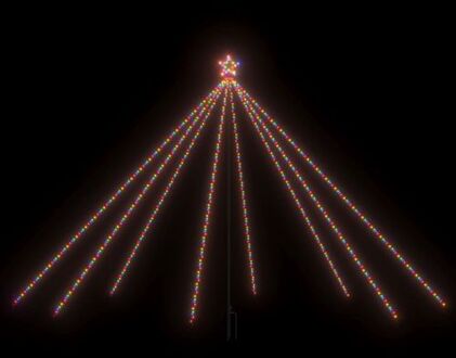 vidaXL Kerstboomverlichting 576 LED's binnen/buiten 3,6 m meerkleurig Multikleur