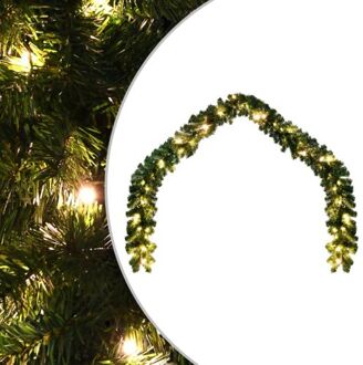 vidaXL Kerstslinger met LED-lampjes 10 m Groen