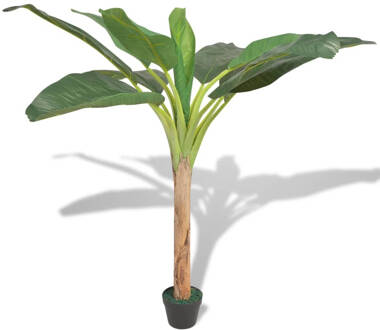 vidaXL Kunst bananenboom plant met pot 150 cm groen