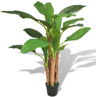 vidaXL Kunst bananenboom plant met pot 175 cm groen