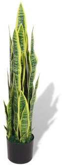 vidaXL Kunst sanseveria plant met pot 90 cm groen