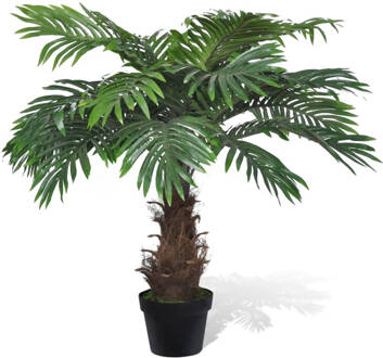 vidaXL Kunstboom met pot cycaspalm 80 cm Groen