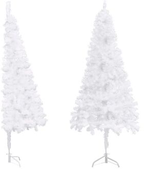 vidaXL Kunstkerstboom hoek 240 cm PVC wit