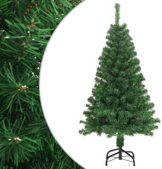 vidaXL Kunstkerstboom met dikke takken 120 cm PVC groen