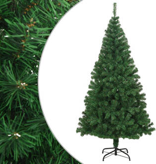 vidaXL Kunstkerstboom met dikke takken 180 cm PVC groen