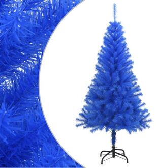 vidaXL Kunstkerstboom met standaard 150 cm PVC blauw