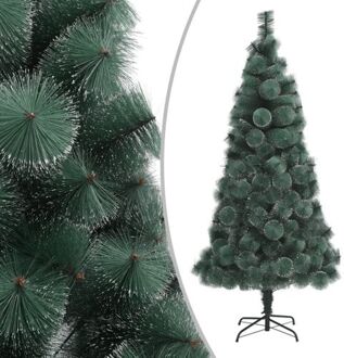 vidaXL Kunstkerstboom met standaard 180 cm PET groen