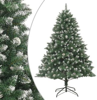 vidaXL Kunstkerstboom met standaard 180 cm PVC Groen