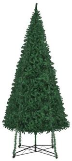 vidaXL Kunstkerstboom met standaard 500 cm groen