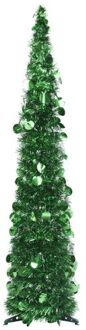 vidaXL Kunstkerstboom pop-up 120 cm PET groen