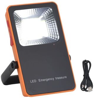 vidaXL Led Spotlight - Zwart/oranje - 16 X 10 Cm - 500 Lm