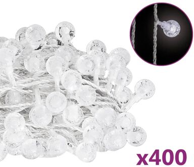 vidaXL Lichtsnoer met 400 LED's 8 functies koudwit 40 m