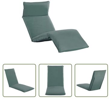 vidaXL Loungebed - Opvouwbaar - Grijs - 175 x 56 x 100 cm - 5 standen - Waterbestendig