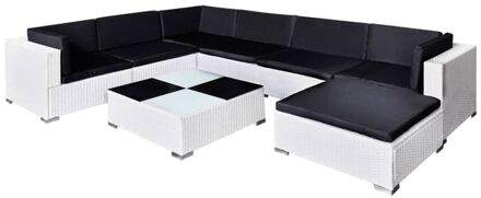 vidaXL Loungeset Wit