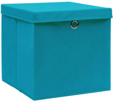 vidaXL Opbergbox Babyblauw met deksels