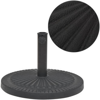 vidaXL Parasolvoet rond 29 kg hars zwart