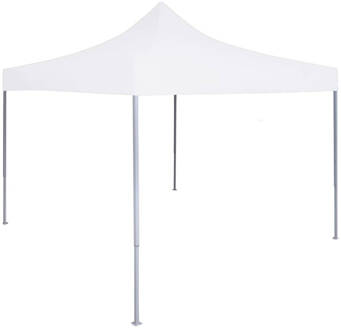 vidaXL Partytent inklapbaar 3x3 m staal wit