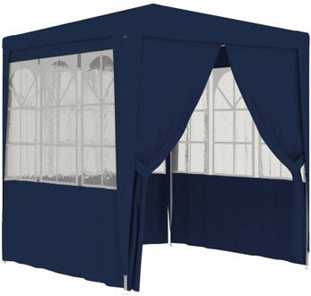 vidaXL Partytent met zijwanden professioneel 90 g|m² 2,5x2,5 m blauw