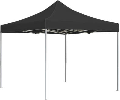 vidaXL Partytent professioneel inklapbaar 3x3 m aluminium antraciet Grijs