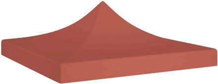 vidaXL Partytentdak 270 g/m² 2x2 m terracotta Bruin