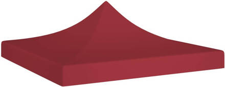 vidaXL Partytentdak 270 g/m² 3x3 m bordeauxrood