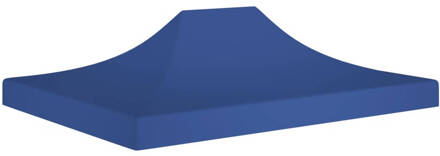 vidaXL Partytentdak 270 g/m² 4x3 m blauw