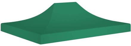 vidaXL Partytentdak 270 g/m² 4x3 m groen