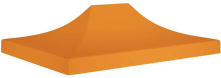 vidaXL Partytentdak 270 g/m² 4x3 m oranje