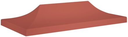 vidaXL Partytentdak 270 g/m² 6x3 m terracotta Bruin