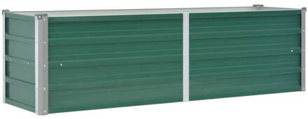 vidaXL Plantenbak 160x40x45 cm gegalvaniseerd staal groen