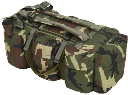 vidaXL Plunjezak 3-in-1 Legerstijl 120 L Camouflage