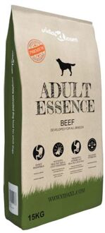 vidaXL Premium hondenvoer droog Adult Essence Beef 15 kg