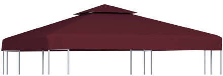 vidaXL Prieeldak 2 Lagen 3x3m 310 G/m² Bordeaux