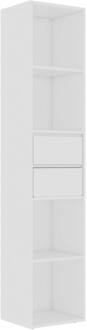 vidaXL Prolenta Premium - Boekenkast 36x30x171 cm bewerkt hout wit