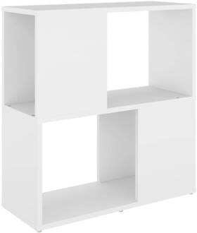 vidaXL Prolenta Premium - Boekenkast 60x24x63 cm bewerkt hout wit