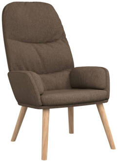 vidaXL Relaxstoel Taupe