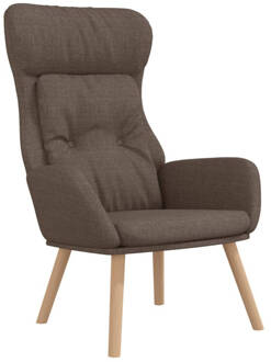 vidaXL Relaxstoel Taupe