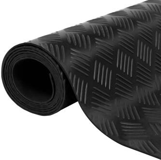 vidaXL Rubberen anti-slip vloermat 5x1m traanplaat Multikleur